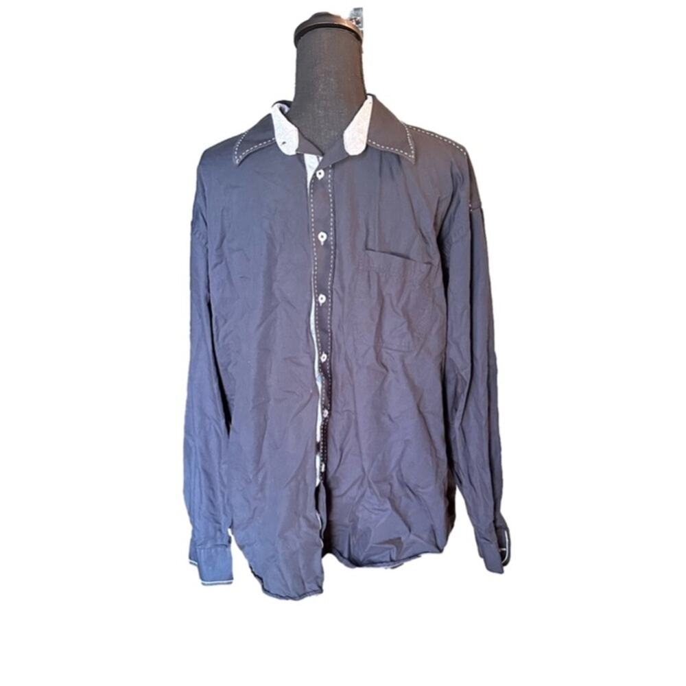 Panhandle Roughstock Black Button Up Shirt